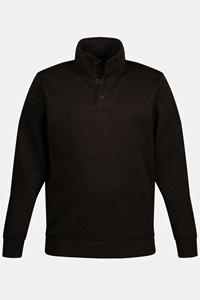 JP1880 Sweatshirt Troyer Strickfleece Troyerkragen mit Knöpfen Tall