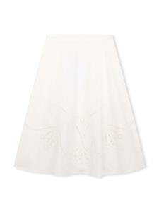 Chloé Kids Rok met broderie anglaise - Wit