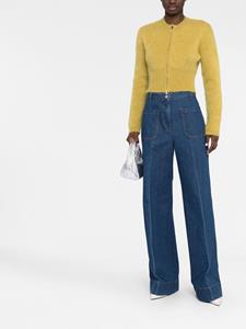 Victoria Beckham Jeans met wijde pijpen - Blauw