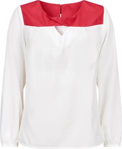 Your Look... for less! Dames Comfortabele blouse wit/langoustine Größe