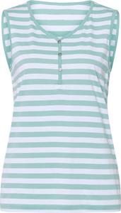Your Look... for less! Dames Shirttop mint/wit gestreept Größe