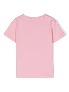 Versace Kids rhinestone-embellished cotton T-shirt - Roze