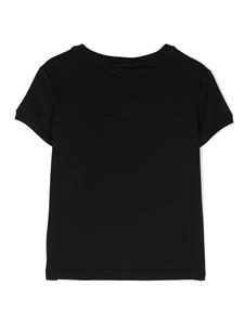 Dolce & Gabbana Kids logo-embellished cotton T-shirt - Zwart