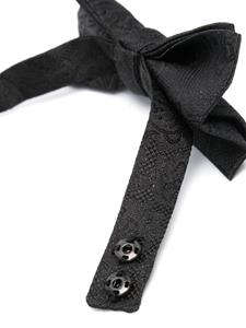 ETRO paisley-print silk-blend bow tie - Zwart