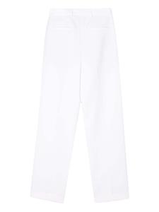 Moschino Pantalon met hartvormige knoop - Wit