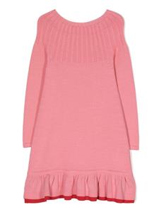 Marni Kids Jurk met geborduurd logo - Roze