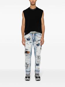 Dsquared2 Big Brother distressed-finish jeans - Blauw