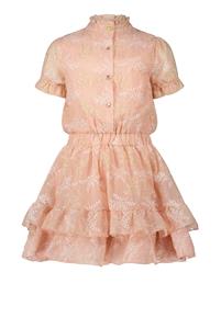 Le Chic Meisjes jurk chiffon - Swayl - Baroque roze