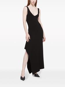 AZ FACTORY Asymmetrische midi-jurk - Zwart
