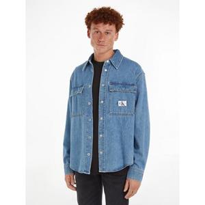 Calvin Klein Overhemd met lange mouwen RELAXED LINEAR DENIM SHIRT