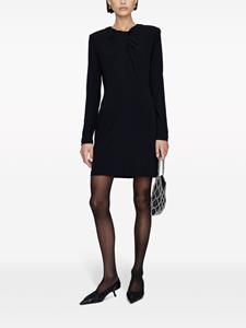ANINE BING Mini-jurk met geknoopt detail - Zwart