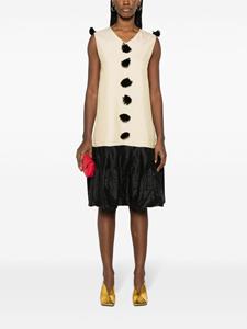 BODE Mini-jurk met pompon - Beige