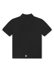 Givenchy Kids Poloshirt met logopatch - Zwart