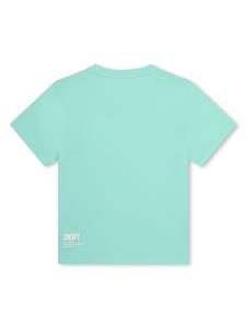 Dkny Kids logo-print cotton T-shirt - Groen