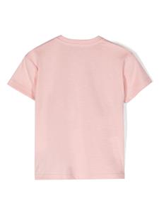 Gucci Kids logo-print cotton T-shirt - Roze