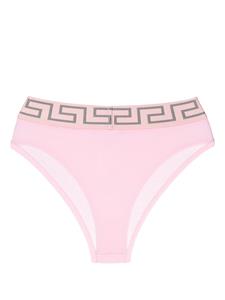 Versace Greca-patterned waistband briefs - Roze