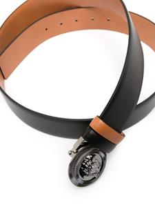 Versace Medusa Head reversible leather belt - Zwart
