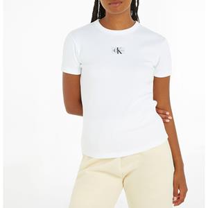 Calvin Klein Jeans T-Shirt "WOVEN LABEL RIB REGULAR TEE"