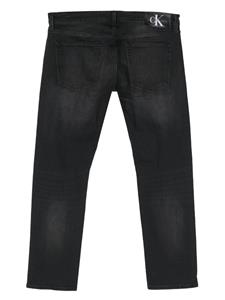 Calvin Klein Jeans low-rise stretch-cotton jeans - Zwart