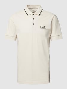 EA7 Emporio Armani Poloshirt met labelprint
