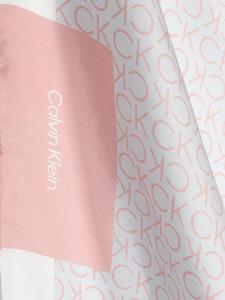 Calvin Klein Sjaal met monogramprint - Grijs