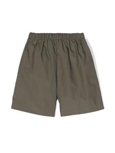 MSGM Kids knee-length cotton shorts - Groen