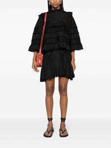 ISABEL MARANT Zia lace-detailing miniskirt - Zwart
