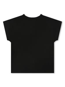 Dkny Kids logo-print round-neck T-shirt - Zwart