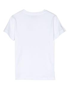 Roberto Cavalli Junior T-shirt met bloemenprint - Wit