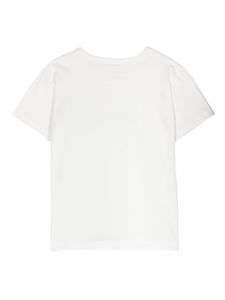 Stella McCartney Kids illustration-print cotton T-shirt - Wit