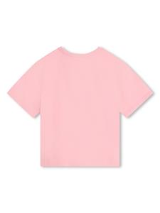 Marc Jacobs Kids T-shirt met logoprint - Roze