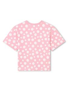 Marc Jacobs Kids T-shirt met stippen - Roze
