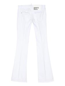 Dsquared2 Mid waist flared jeans - Wit