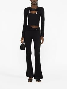 Versace Flared broek - Zwart