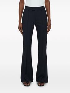 Closed tailored flared trousers - Zwart