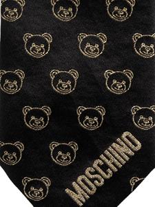 Moschino Zijden stropdas - Zwart