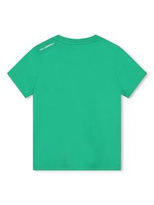 Karl Lagerfeld Kids slogan-print organic cotton T-shirt - Groen