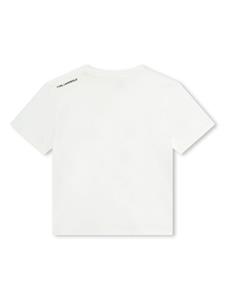 Karl Lagerfeld Kids Ikonik organic cotton T-shirt - Wit