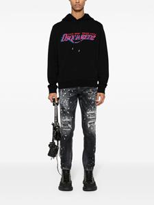 Dsquared2 Skater distressed straight-leg jeans - Zwart