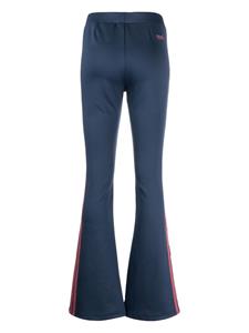 Izzue side-stripe high-waisted leggings - Blauw