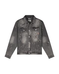 Malelions Men Clean Denim Jacket - Grey