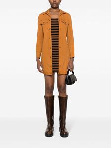 Jean Paul Gaultier Pre-Owned 1980s gelaagde blousejurk - Oranje