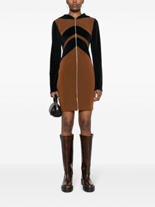 Jean Paul Gaultier Pre-Owned 1980s mini-jurk met capuchon - Zwart