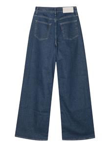 Calvin Klein high-rise wide-leg jeans - Blauw