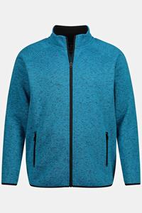 JAY-PI jasje van gebreid fleece, grote maten, male, turquoise, 