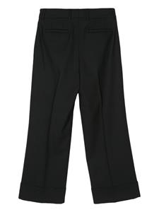 Incotex Pantalon met wijde pijpen - Zwart
