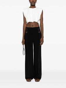 Stella McCartney broderie-anglaise tailored trousers - Zwart