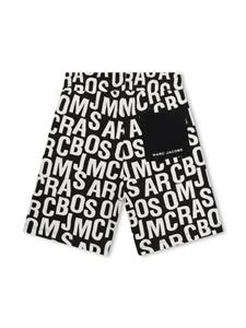 Marc Jacobs Kids logo-print cotton-blend shorts - Zwart