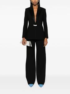 Chloé high-waisted tailored wool trousers - Zwart