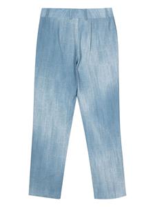 Ermanno Scervino pressed-crease tailored trousers - Blauw